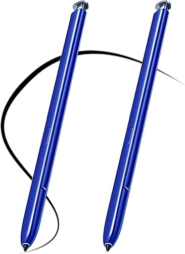 2 bolígrafos Galaxy Note 10 de repuesto para Galaxy Note 10 Note10 Plus Note 10+ 5G Stylus Pen Touch S Pen sin Bluetooth (plateado brillante)