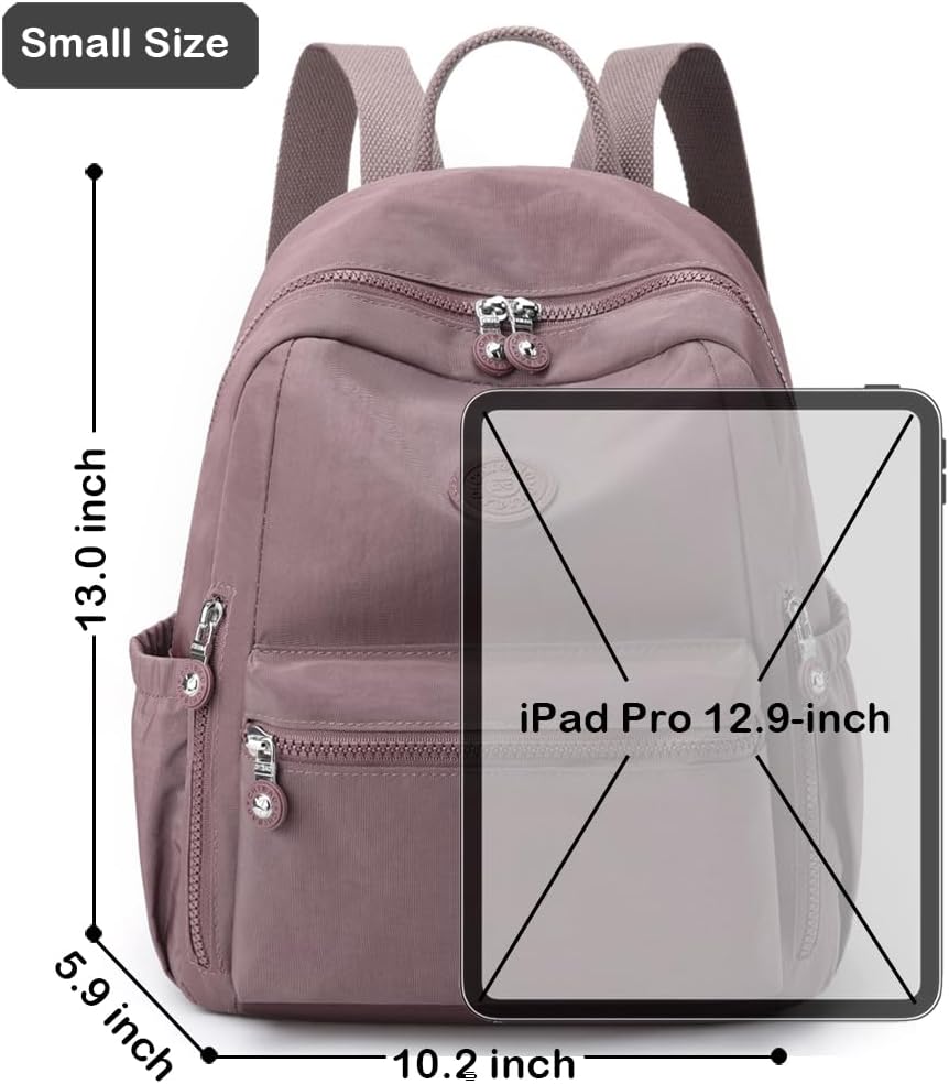 Collsants Backpack Purse for Women Mini Backpack Small Backpack Purse Casual Daypack for Women(purple) - Image 4