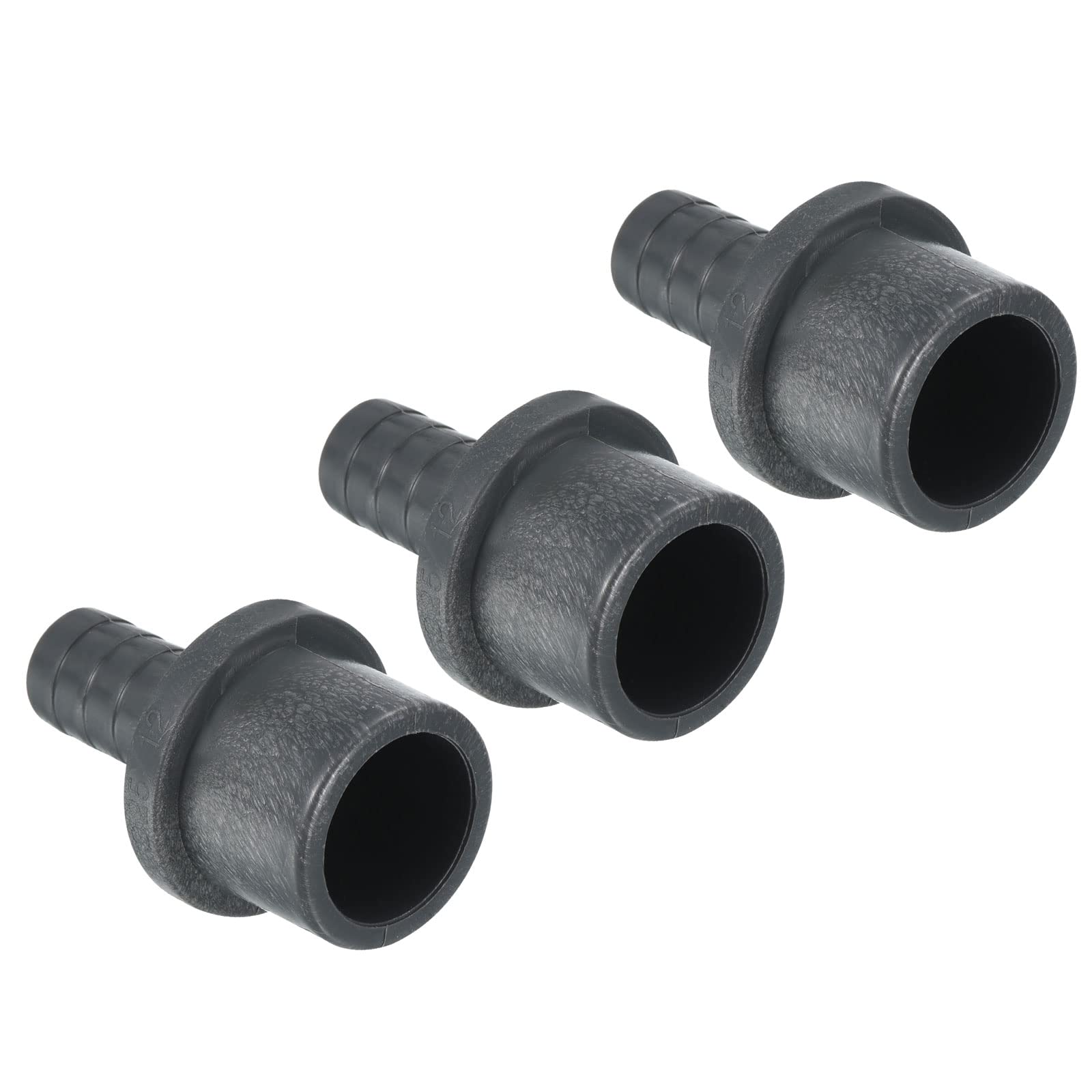 PATIKIL UPVC Reductor Tubo Montaje 32mm OD 25mm Púas, 2 Paquetes Rectos Acoplamientos Adaptador Conector, Gris — view 28