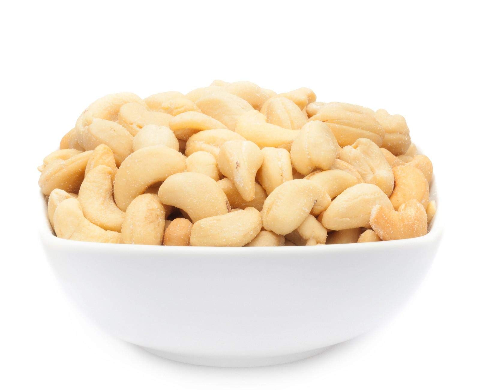 1 x 5kg Cashewkerne geröstet mit Meersalz ohne Zusätze mit 18 % Protein vegetarisch vegan laktosefrei glutenfrei