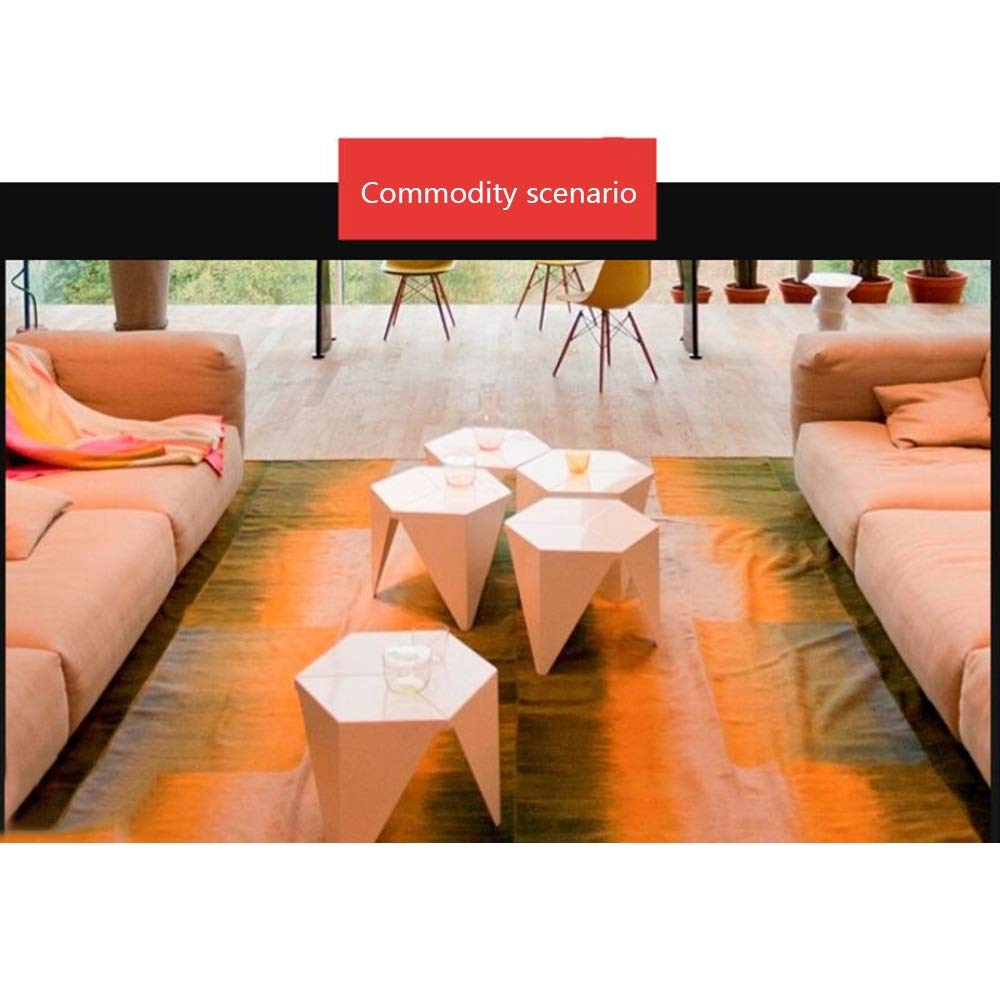 六角　サイドテーブル KUROSHIRO】SIDE TABLE（CIRCLE）