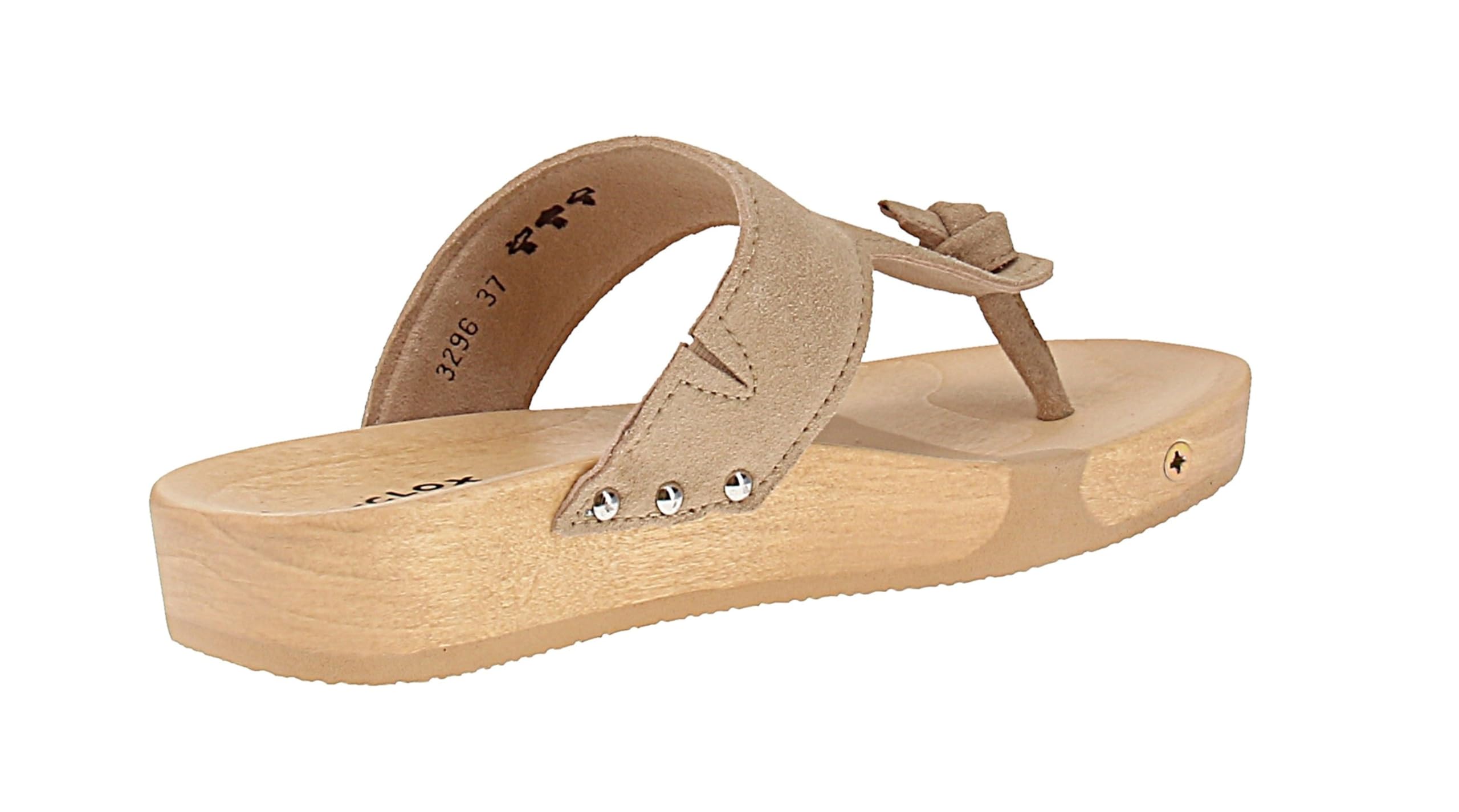 Softclox S3296 Lola Kaschmir - Damen Pantolette - 34-Taupe