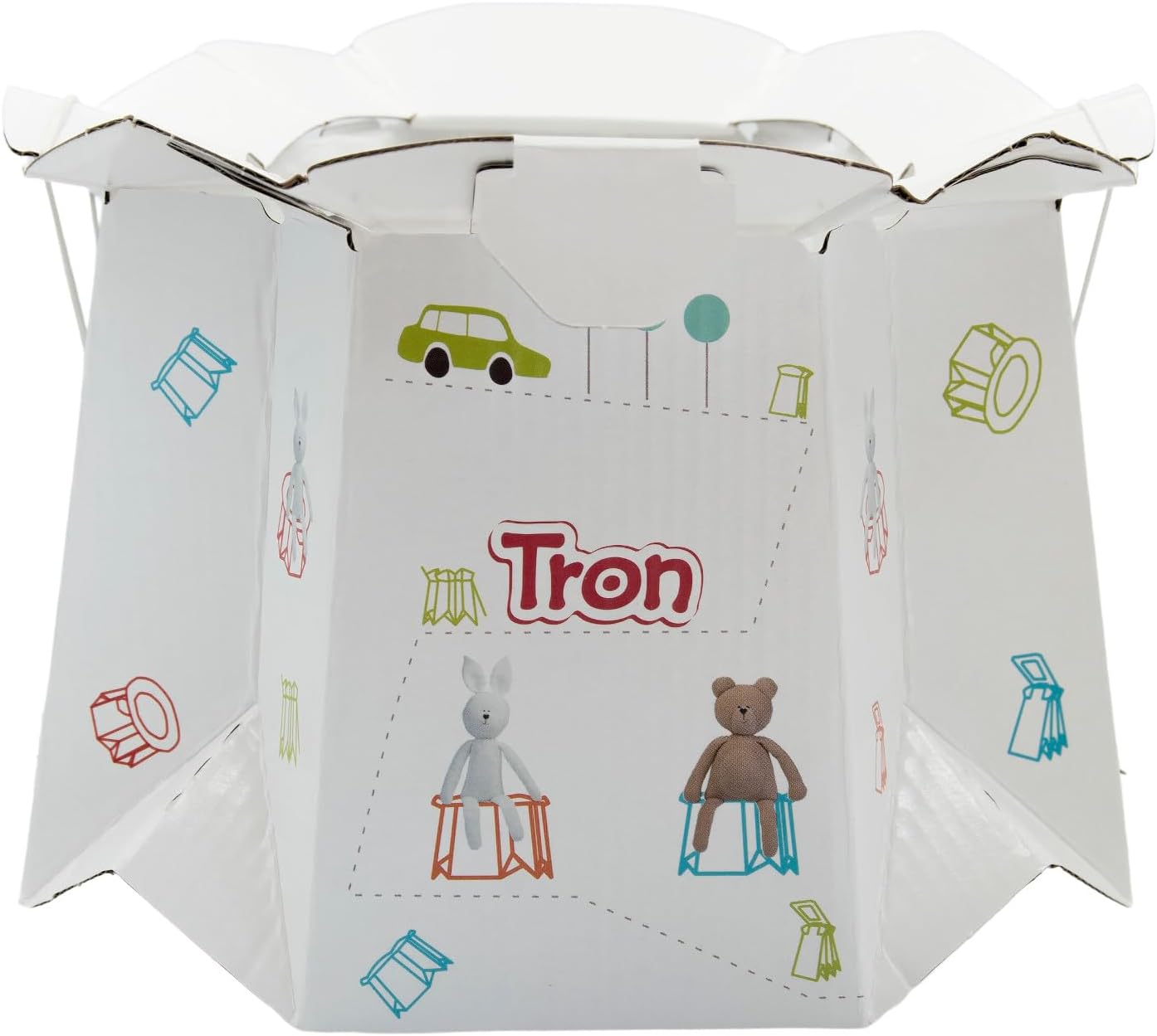 Tron Disposable Potty Children Kids Folding Toilet Travel Camping Ecological Compact