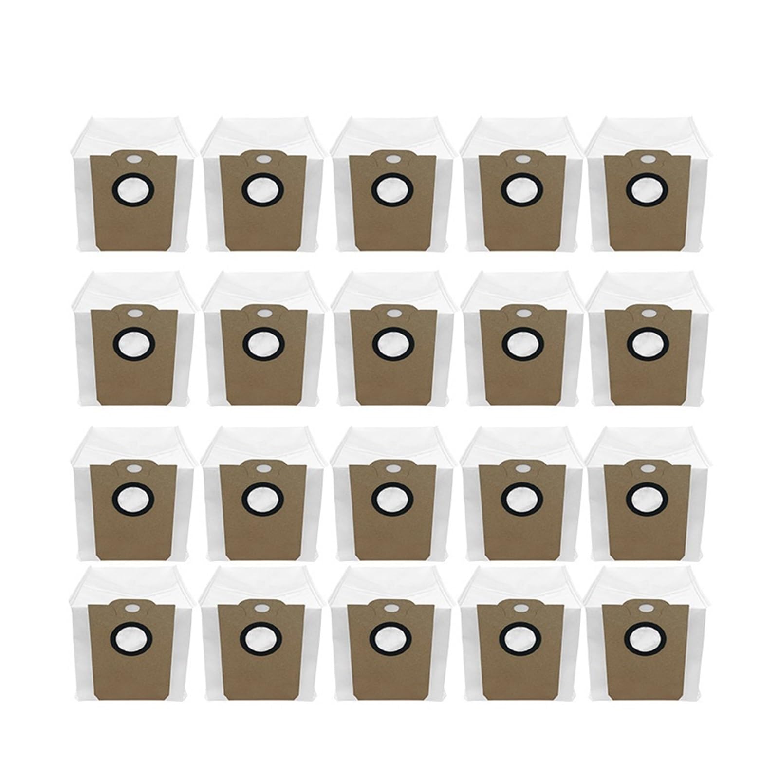 Kompatybilny z Midea S5+ Plus Conga 2299 Ultra Home X-Treme Genesis Części do odkurzaczy Główna rolka Szczotka boczna Akcesoria do filtrów Hepa(20 PCS Dust Bags)