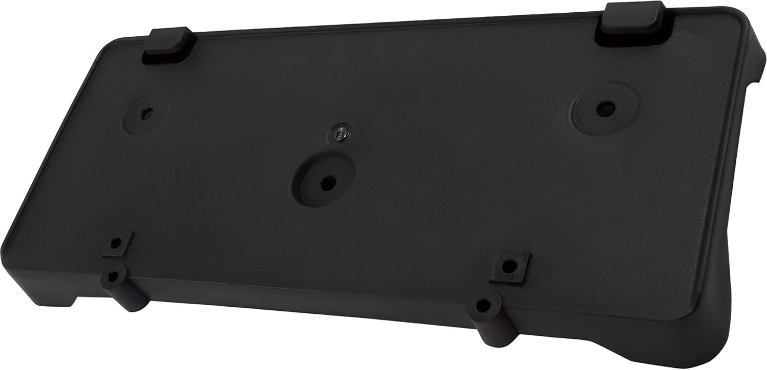 I-Match Auto Parts Front Bumper License Plate Bracket Tag Mounting Holder Black Textured for 2015 2016 2017 Ford Expedition, EL, Max FL1Z17A385AA FO1068173
