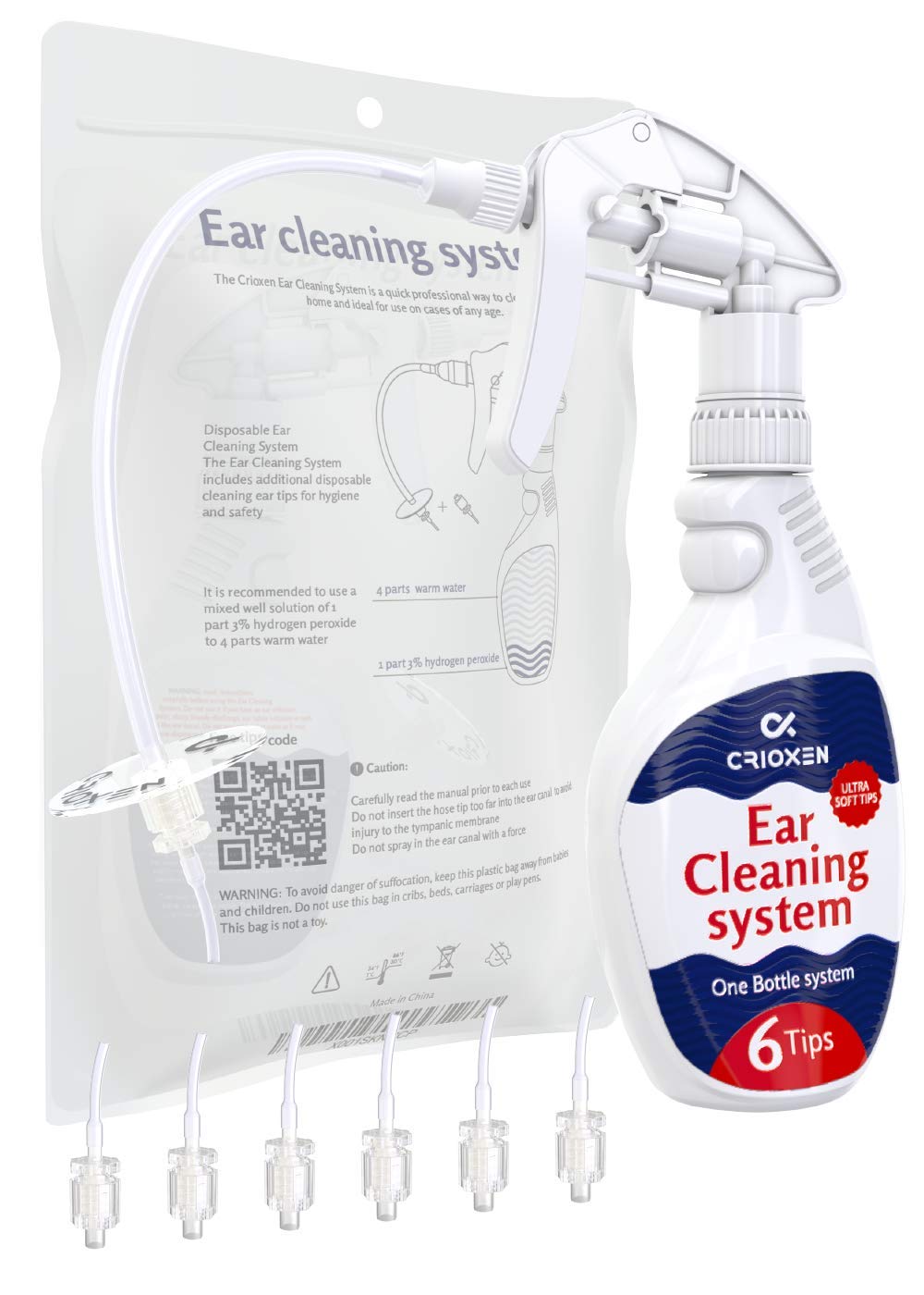 Buy Ear Wax Remover Kit with 6 Tips by CRIOXEN Earwax Removal Wash