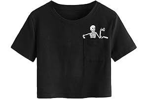 Floral Print Cropped Tee: Autumn Spirit