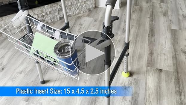 Amazon.com: HealthSmart Durable Walker Accessories Basket