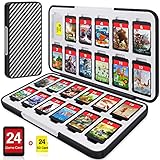 CYKOARMOR Switch Game Case for Nintendo Switch Game Card with 24 Switch Game Holder Storage and 24...