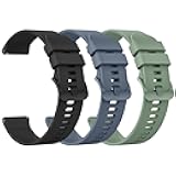 Mugust Veryfit Smart Watch Bands for IDW13 IDW16 IDW19 IDW26 IDW28 Smartwatch, Quick Release Silicone Replacement Band