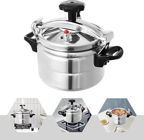 Miniatura 9 de Olla a presión de acero inoxidable, olla a presión de aluminio a prueba de explosiones, olla arrocera de gran capacidad con tapa de apertura y