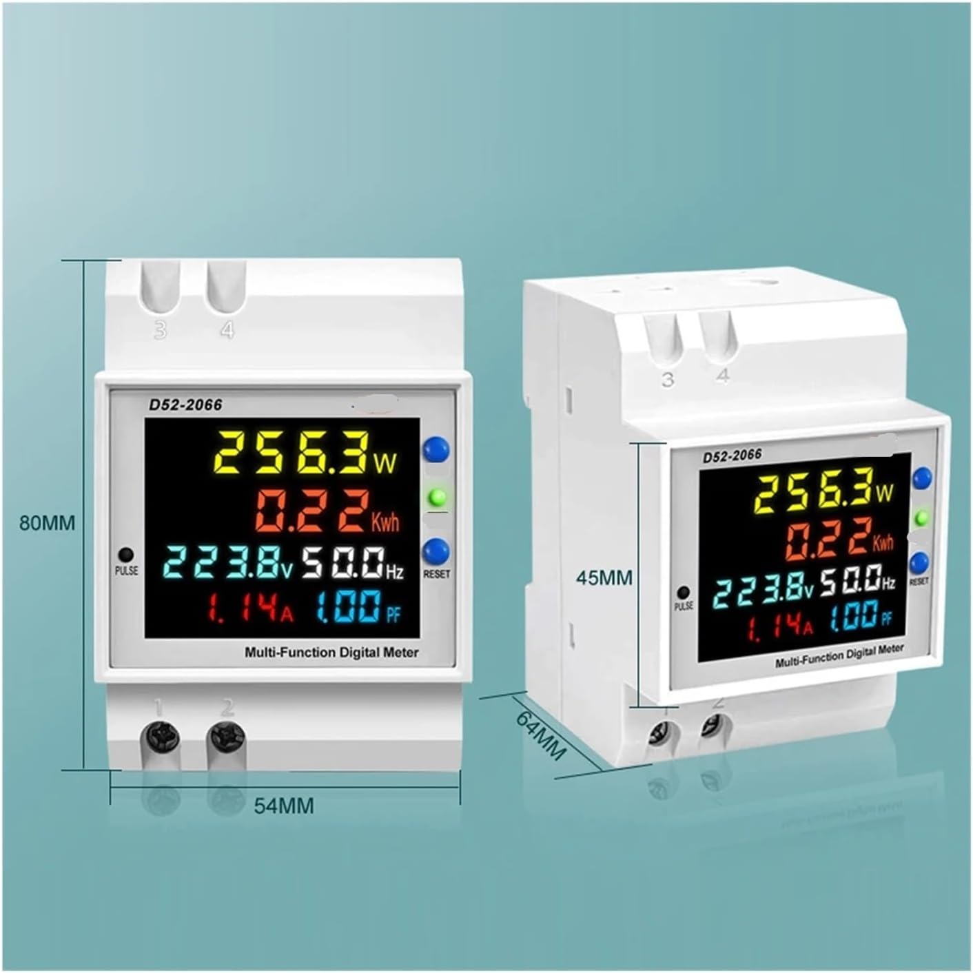 Electricity meter rail-mounted voltage and current monitor(External type)