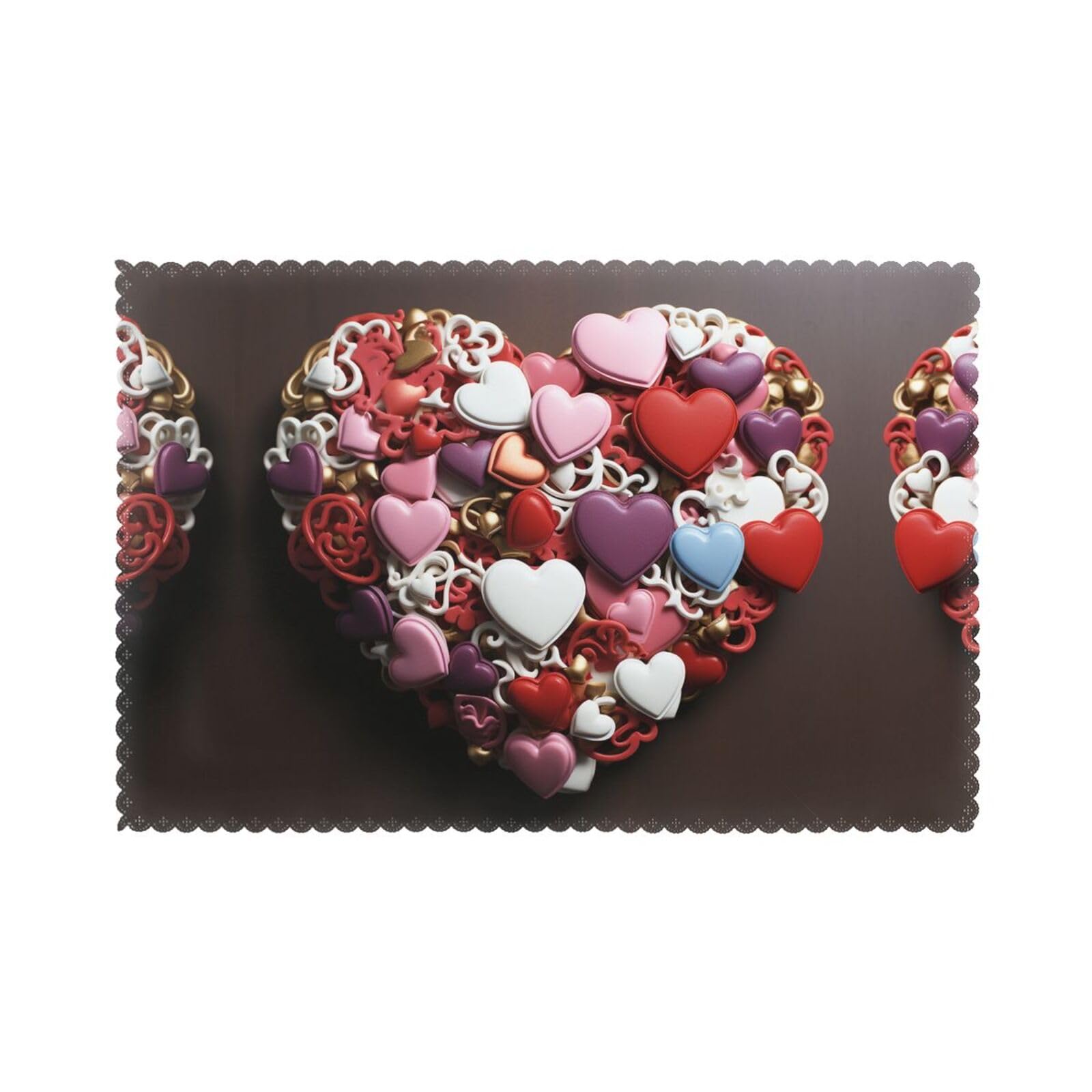 Sets de table d'extérieur Romanticfoam pour repas romantiques sur la terrasse