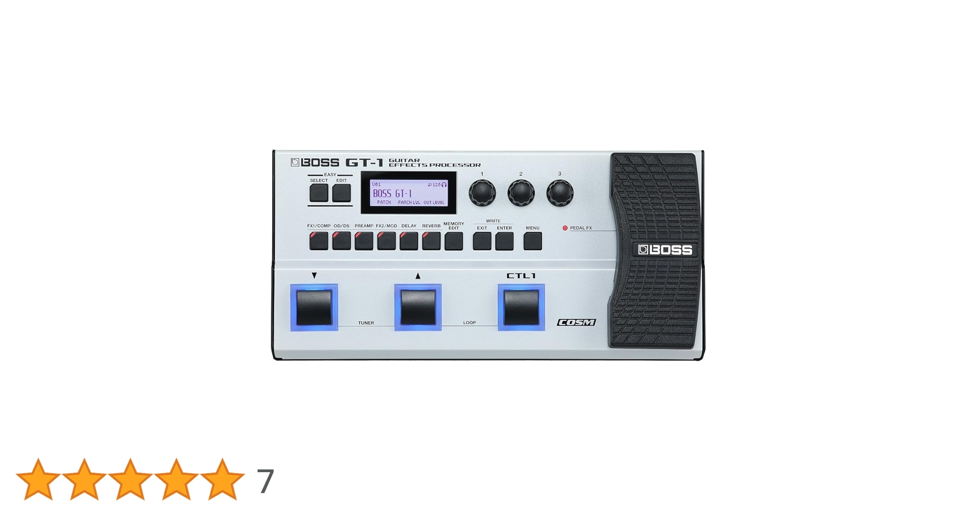 Amazon | BOSS GT-1-WH 【数量限定カラー】 マルチエフェクター