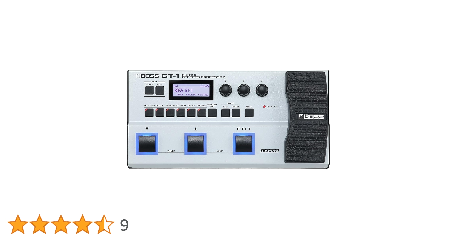 Amazon | BOSS GT-1-WH 【数量限定カラー】 マルチエフェクター エレキ