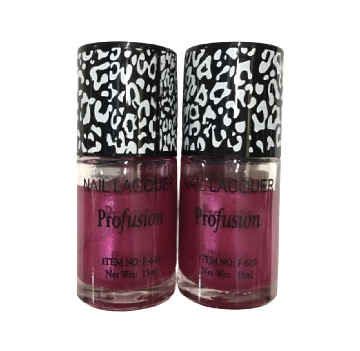 Generic Profusion Nail Lacquer 15ml 2 Pack - Nail Polish Rasberry
