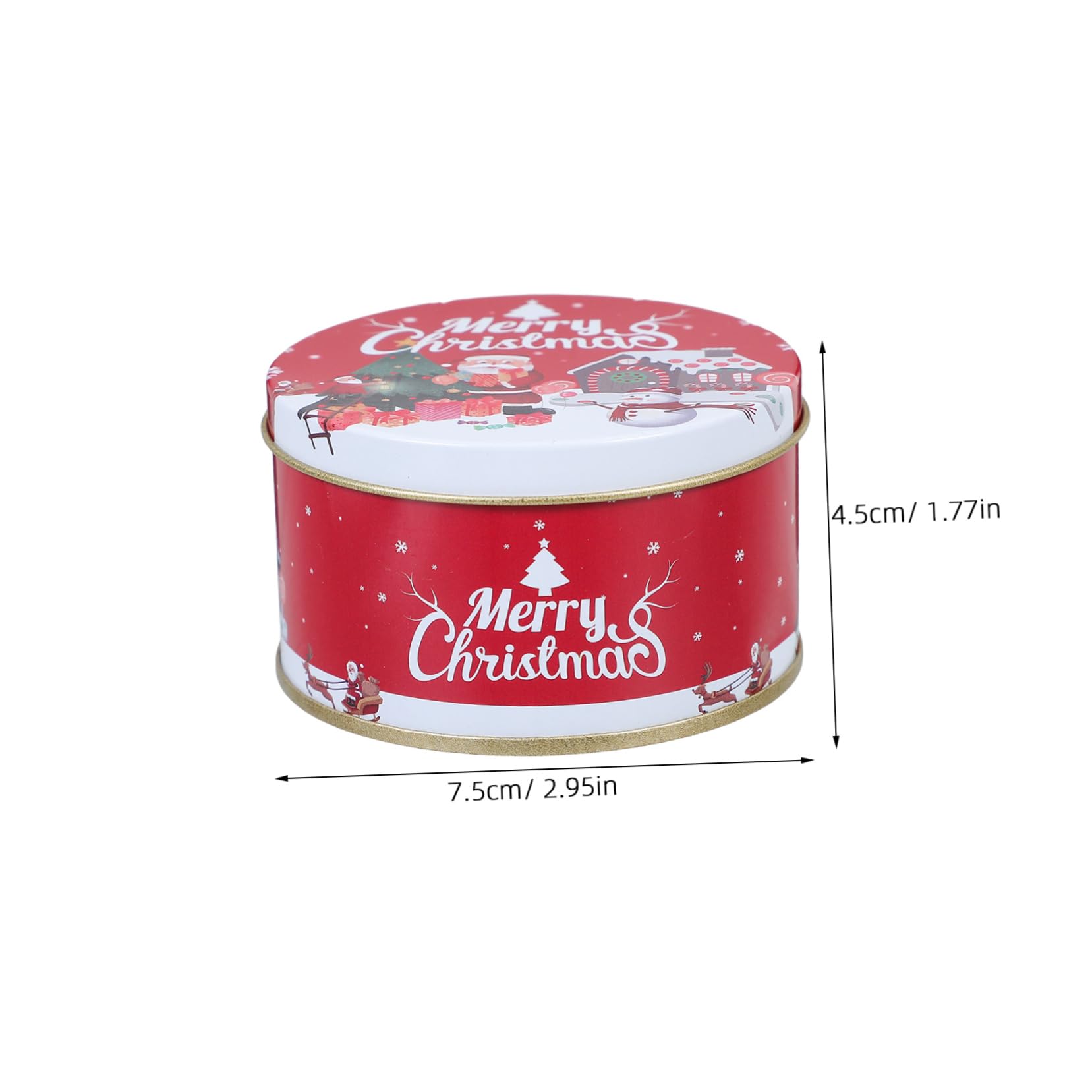 MUCKLILY 12pièces Boîtes à Bonbons Décoratives pour Noël Contenants à Biscuits Réutilisables Dimensions sans Danger pour Contact Alimentaire Couleur Aléatoire