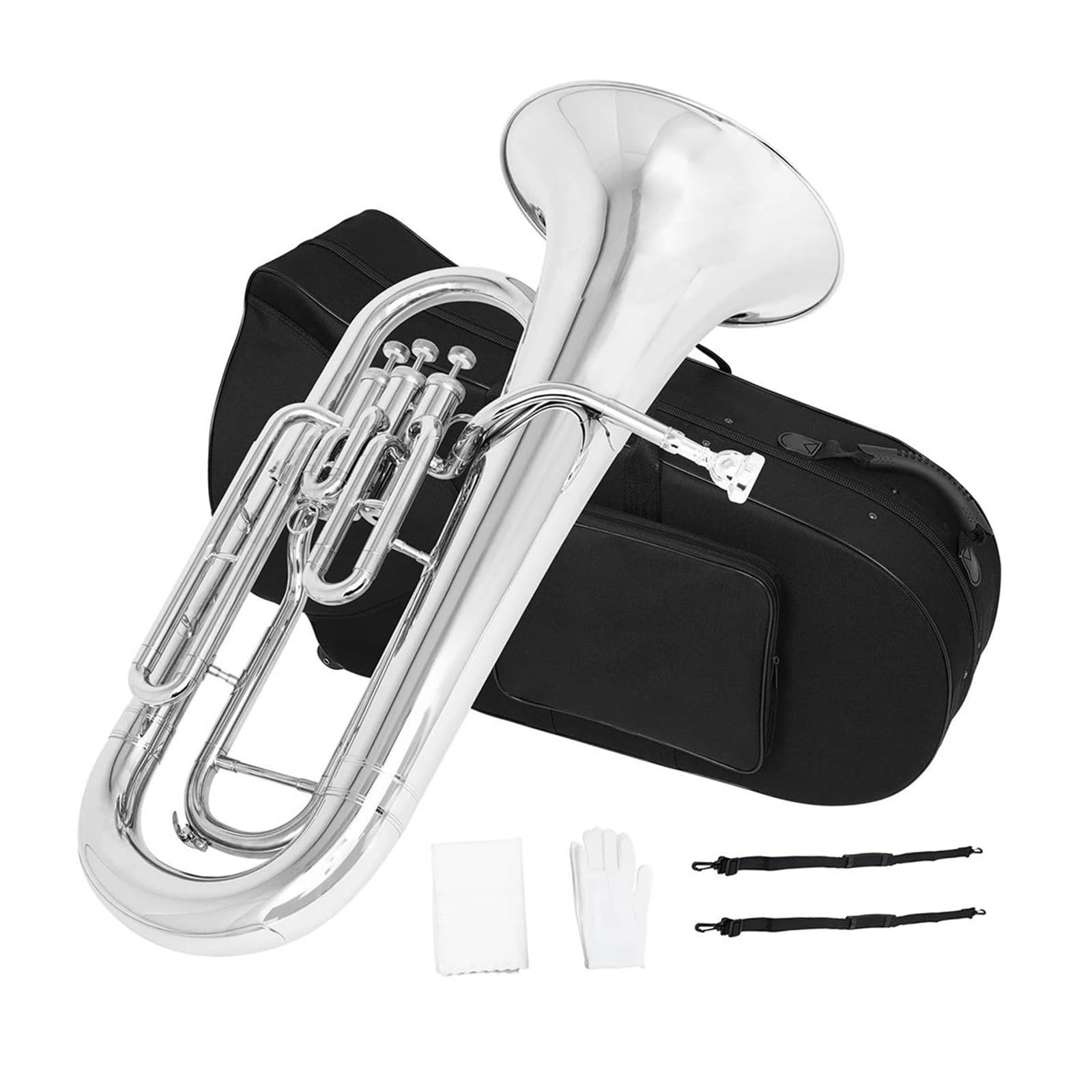 Typ Wydajności Eufonium Bb Euphonium 3 Kluczowy Pionowy Zawór Barytonowy Profesjonalny Zestaw Instrumentów Muzycznych