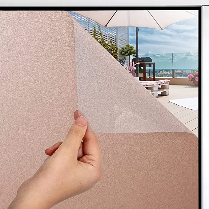 Buy SIA VENDORS Window Privacy Film Non Adhesive Opaque Window Film