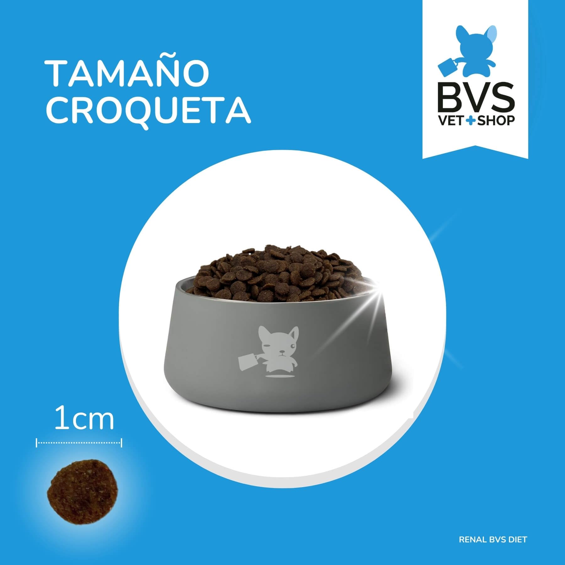 BVS Vet Shop | Diet Gato Renal Grain Free | para Gatos Adultos, sin Cereales destinado a favorecer la función renal | 8 kg