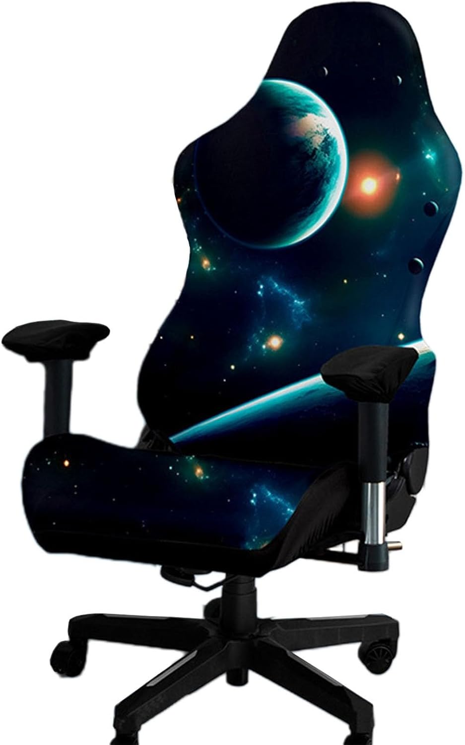 Gaming Chair Covers Printed Stretch Chair Seat Slipcovers Computer Chair Cover for Computer Gamer Chair(G)