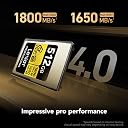 Lexar Gold Series Professional 512GB CFexpress 4.0 Type-A Memory Card gallery image