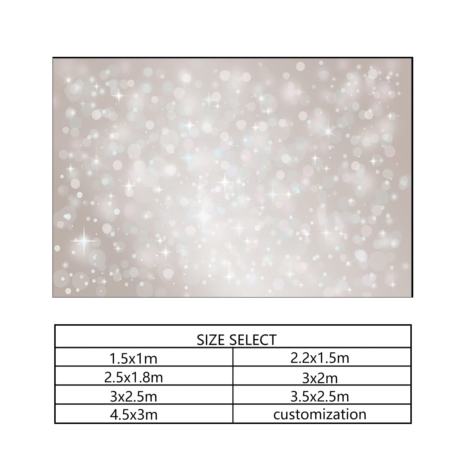 YongFoto 4,5x3m Vinile Sfondo Fotografico Bokeh Halos Glitter Paillettes Sparkle Spot Romantico Fondale Foto Festa Bambini Boby Nozze Adulto Partito Studio Fotografico Puntelli