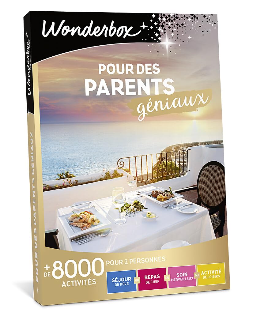 Wonderbox - pour des Parents Géniaux - Coffret Cadeau - Idée Cadeau Multi Activités