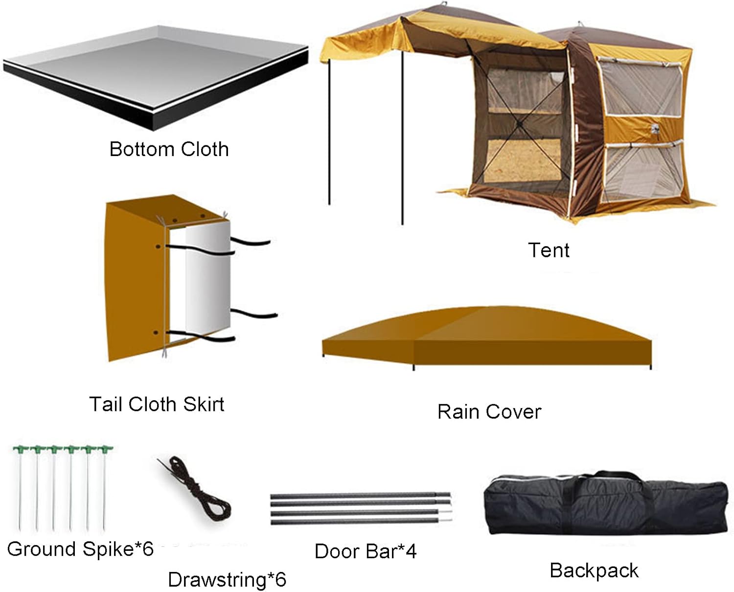 車のリアテント 自動ポップアップ テールゲート テント リアドア ハッチ テント - SUV トランク テント 車のテール テント