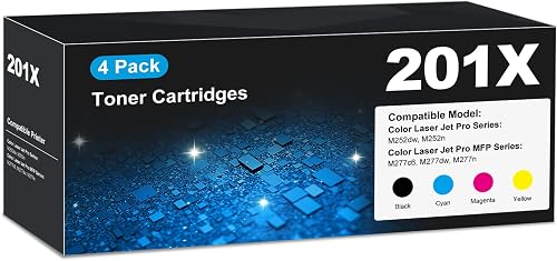 201X 201 X Toner Cartridges M277dw M252dw Compatible for HP 201X 201A Toner