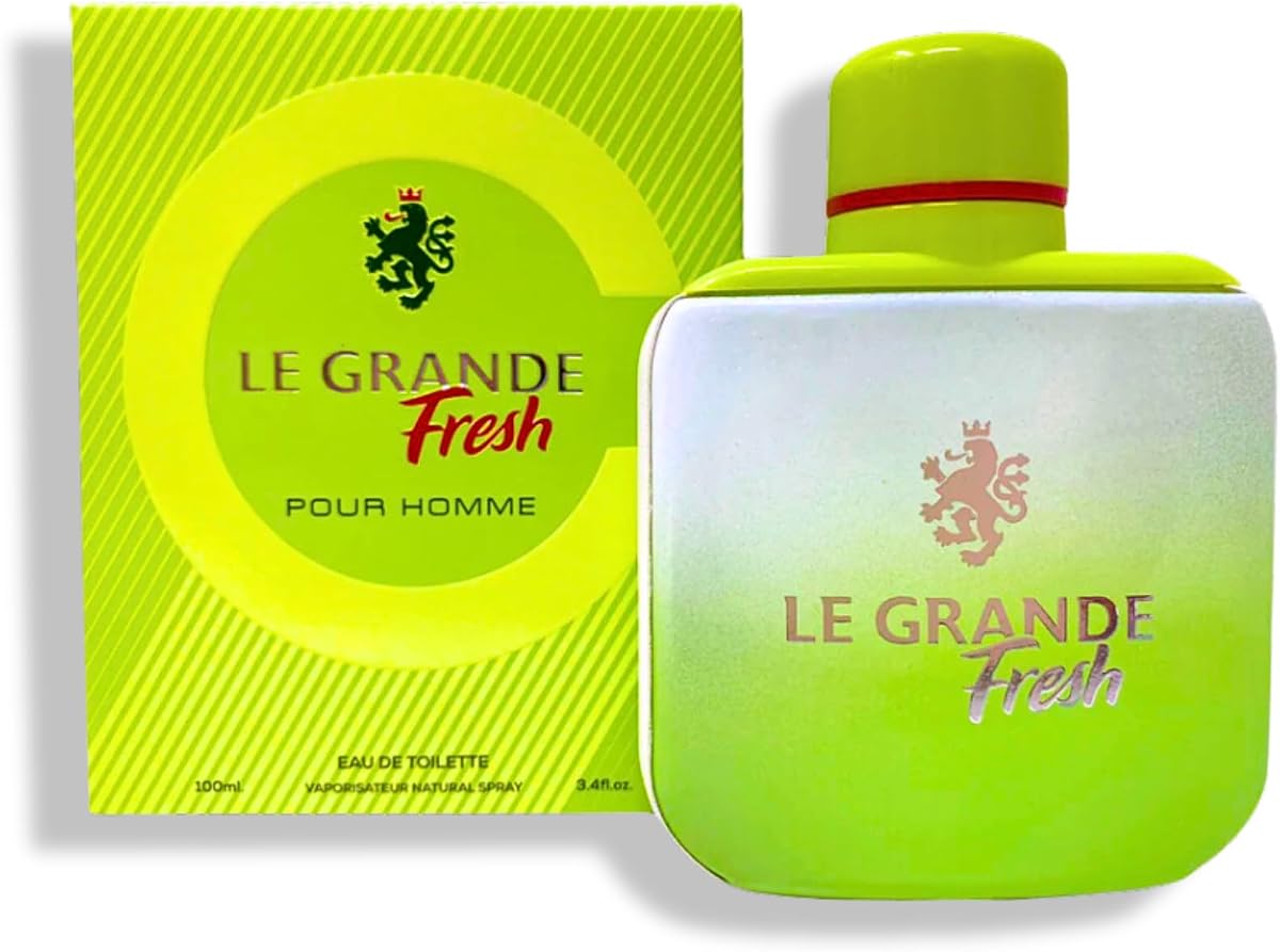 LE GRANDE FRESH POUR HOMME EAU DE TOILETTE 3.4 FL. Oz. Fresh and sparkling men's fragrance.