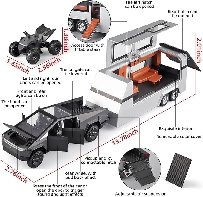 VivaJoy tesla-truck-gray