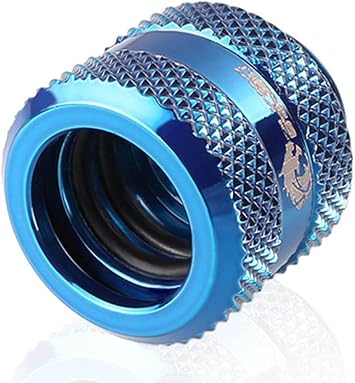 Bykski Rigid 12mm OD Fitting V2 B-HTJV2-L12 - Blue