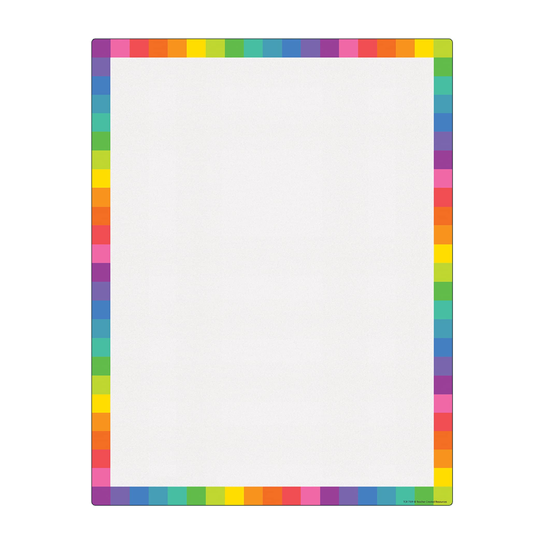 Teacher Created Resources Colorful Blank Write-On/Wipe-Off Chart, 17" x 22"