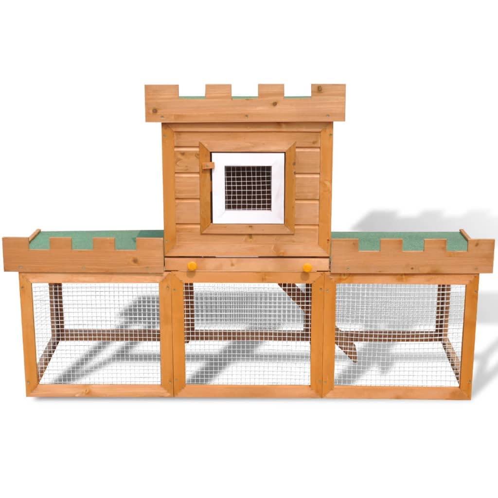 Forniture per animali domestici Outdoor Large Rabbit Hutch House Pet Cage Single House Animali e forniture per animali domestici