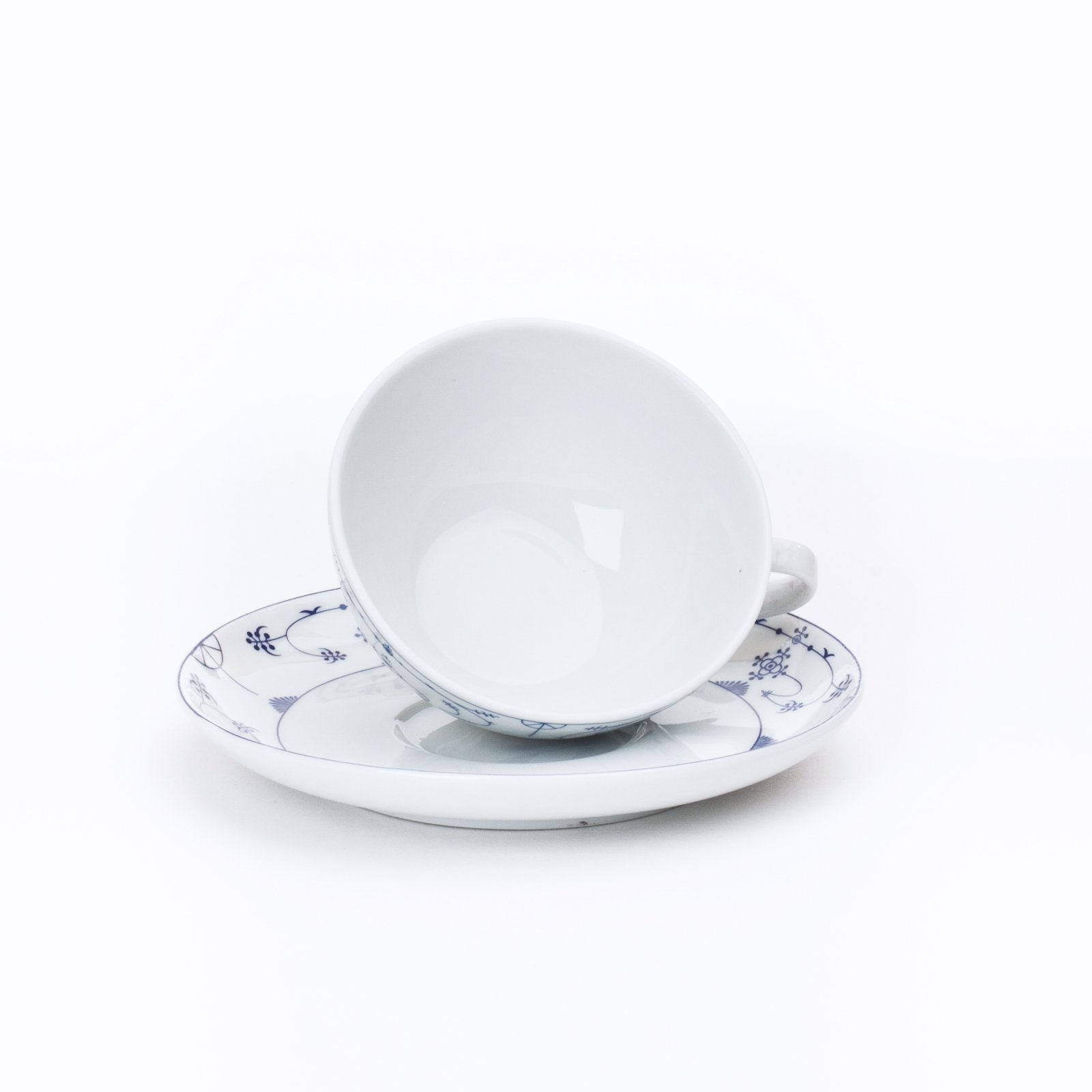 Ostfriesische Teetasse Indisch Blau ca.8x4cm Porzellan
