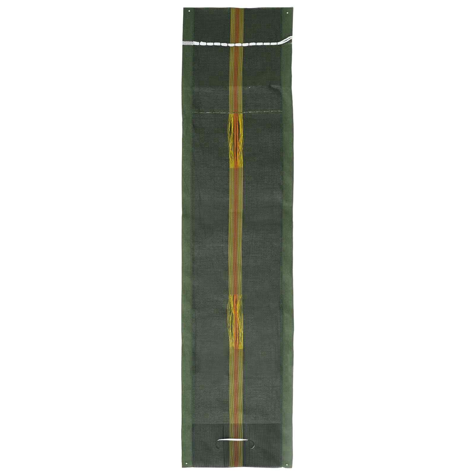 Sandsäcke 100 Stück Dunkelgrün 120 x 27 cm HDPE für Außenbereich, stabile Erosionskontrolle, Barrieren, Gewichtsstabilisierung, langlebig, robuste, stapelbar, mit Tragegriffen, UV-geschützt