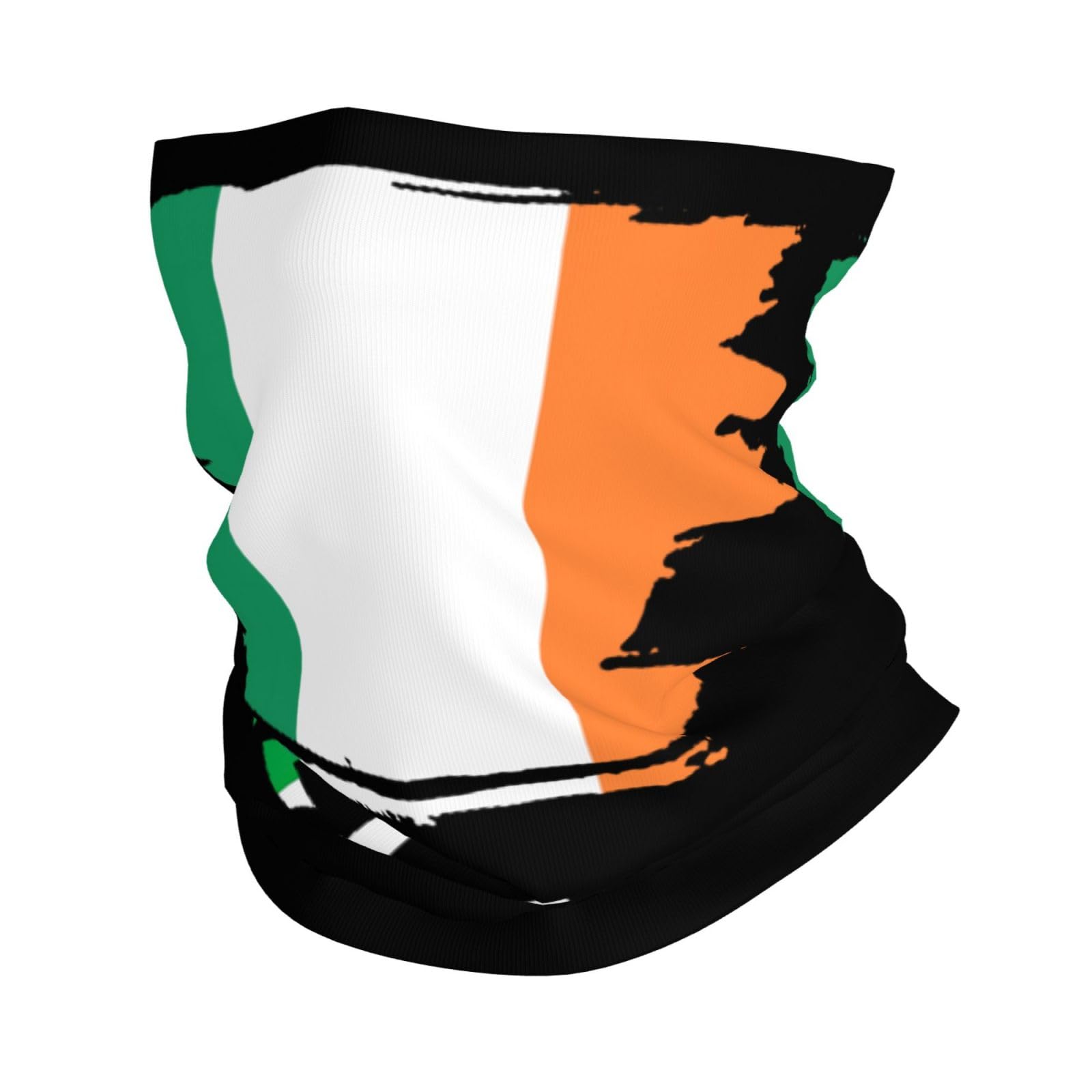 Vintage Ireland Irish Flag Neck Gaiter Face Cover Mask Bandana Gator Balaclava Tube Face Scarf Headband Outdoor Sport Mask Sun Protection for Women Men