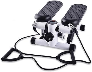 Mini-Stepper Swing Stepper Stepper Step Machine Mini Waist Fitness Twister Step Machine For Exercise with LCD Monitor Resistance Bands