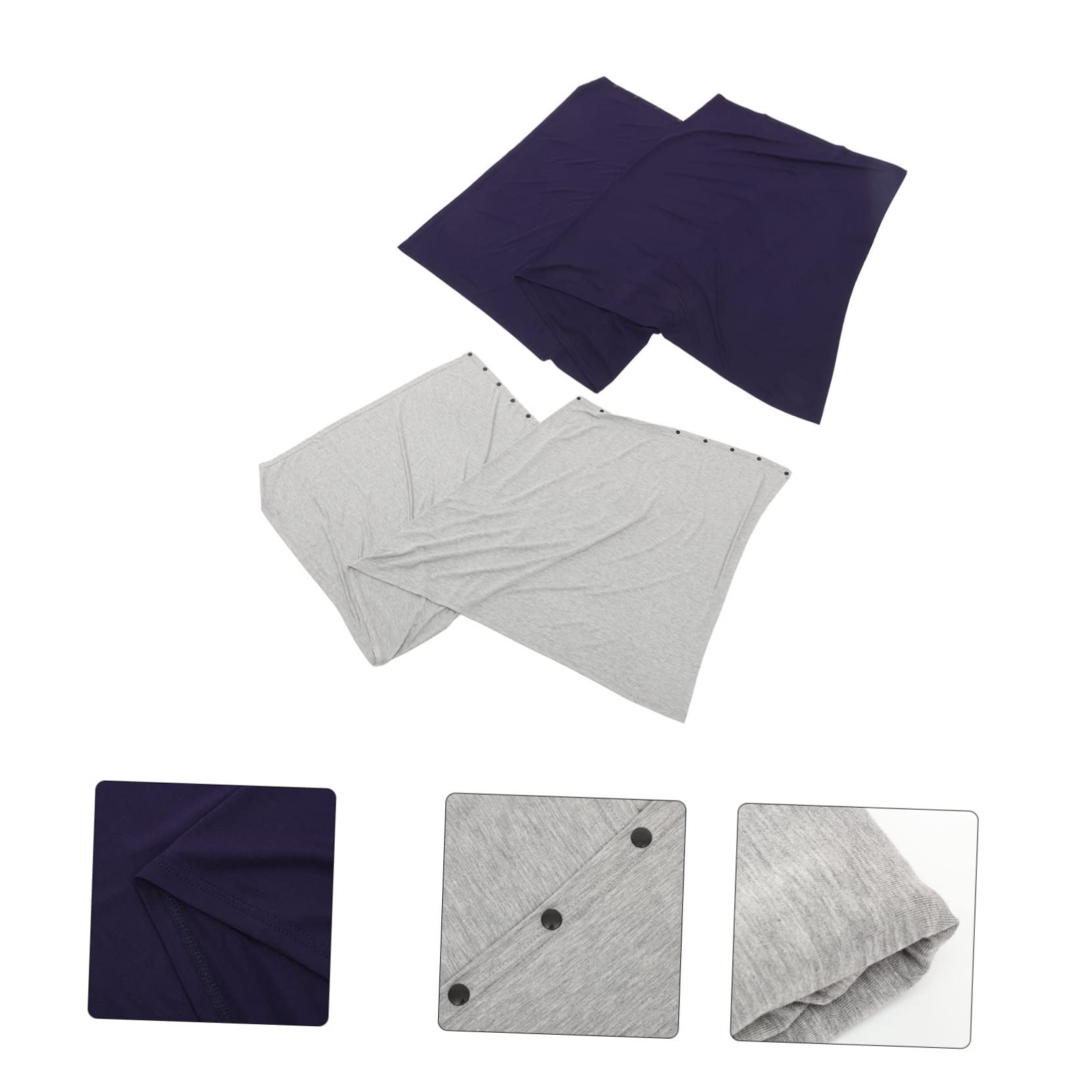 Toyvian 2stücke Stillponcho Zum Stillen Baumwoll Stillüberzug Stillabdeckung Stillponcho Für Stillschal Mit Bogen Ausschnitt Multifunktions Stillabdeckung Pflegebedarf Für Stillende