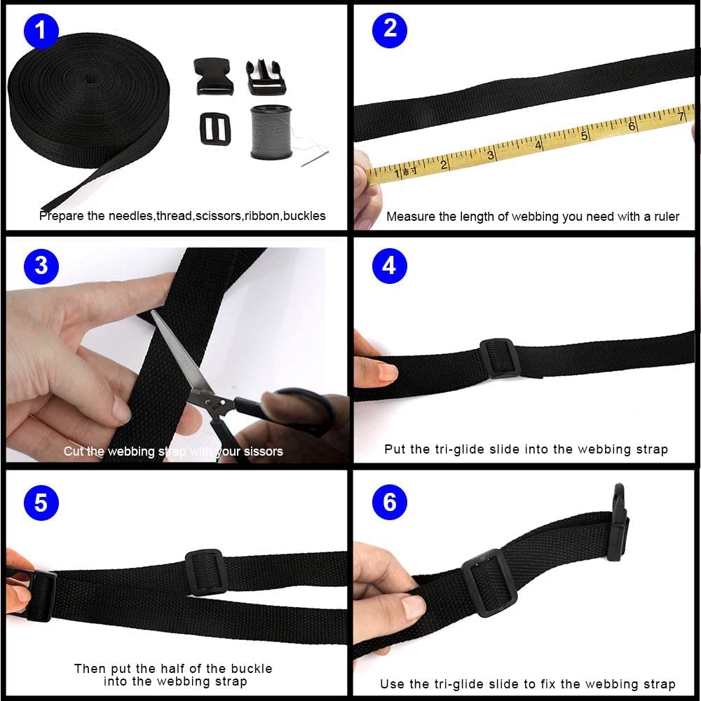 Rouleau De En Nylon - 25 Mm X 20 M - Pour Sangle, Sac