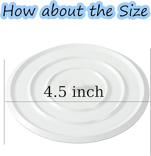 Miniatura 3 de Tapón de silicona para desagüe de bañera de 4.5 pulgadas, tapón universal para fregadero y enchufe de viaje para cocinas, baños y lavanderías