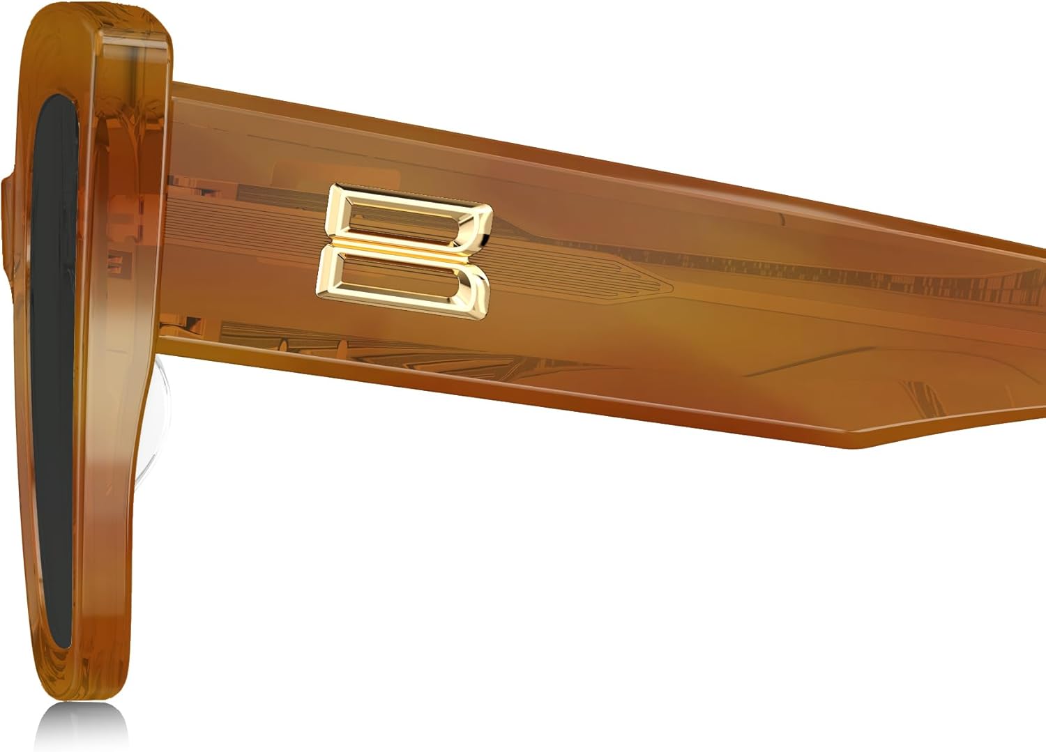 BOLON Women Oversized Square Cat Eye Stylish Sunglasses BL3211 Amalfi 53mm, Exclusive Eyewear Brand of EssilorLuxottica - Image 9