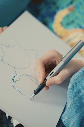 Miniatura 7 de Lamy AL-star - Pluma estilográfica de diseño elegante, los mejores bolígrafos para una escritura suave, pluma estilográfica de aluminio ligero,