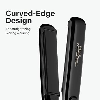 Paul Mitchell Pro Tools Express Ion Style+ 1 Ceramic Flat Iron, Adjustable Heat Settings, for Straightening + Curling
