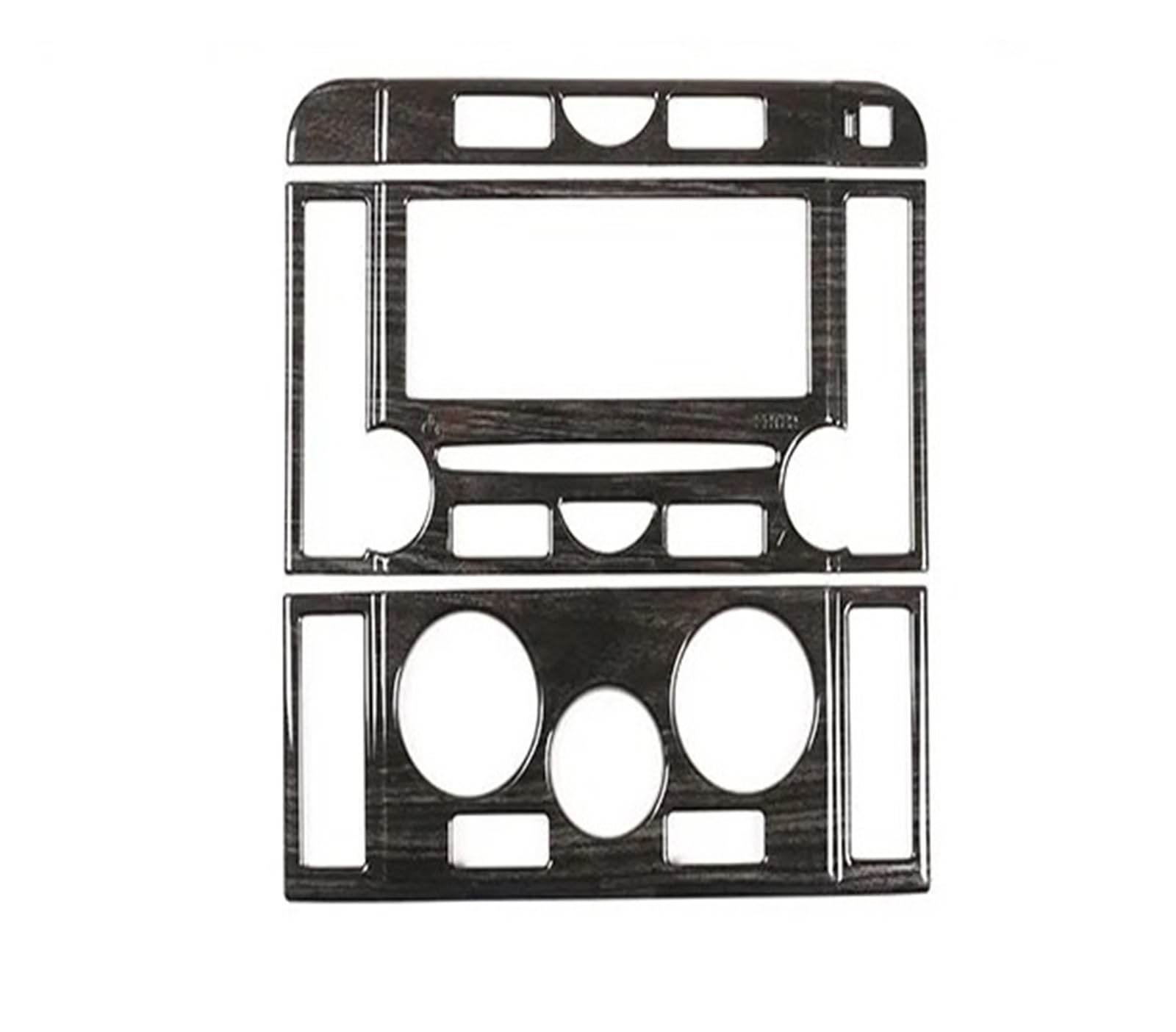 Interior Upgrade Car Interior Frame Decoration Sticker Car Accessories Black Wood Grain for Land for Rover for Discovery 3 LR3 2004-2009