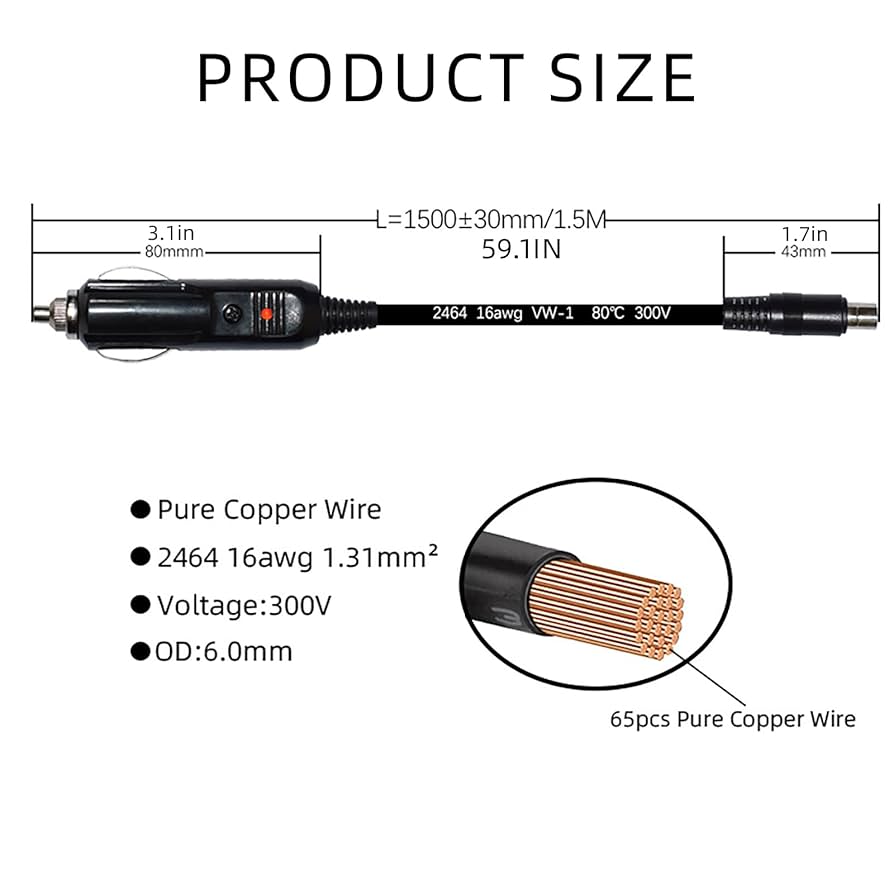 Amazon.co.jp: DC8.0x2.0mmインターフェース用のDC8020