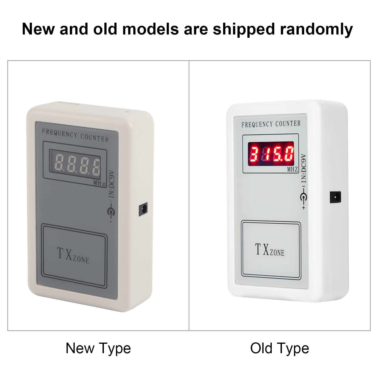 Frequency Counter, Remote Control Frequency Tester, Remote Control Tester Tools 250-450 MHZ Handheld Digital Frequency Meter Counter for Electric Lock Garage Door Access