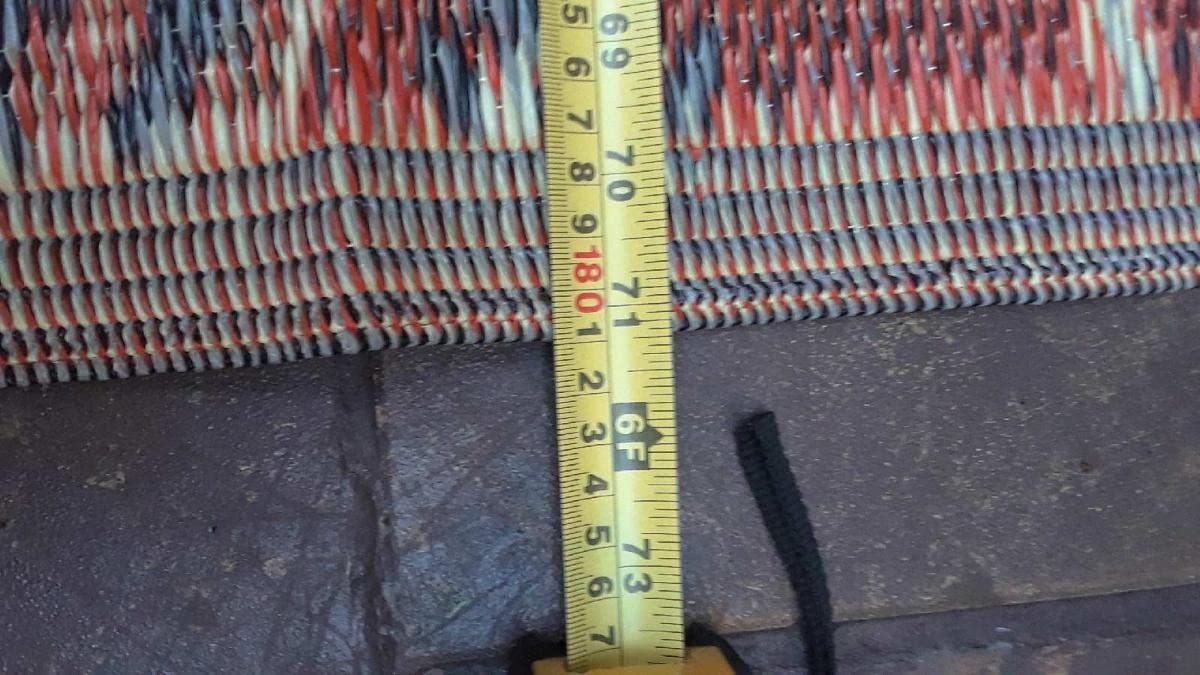 8/mo Finance BalajeesUSA Outdoor Rug 5x7 Black, Reversible