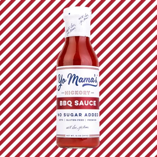 Yo Mama’S Foods Yo Mama'S Foods Keto Hickory Bbq Sauce – (Pack Of 3) - Vegan, No Sugar Added, Low Carb thumb #1